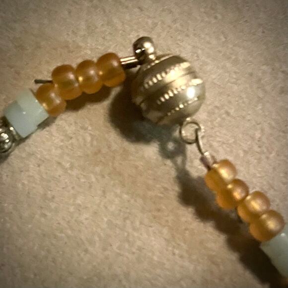 Turquoise and Natural Semiprecious Gemstones Necklace - Picture 3 of 4